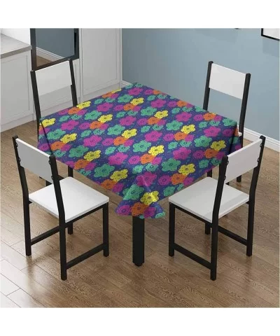 Oil Proof Tablecloth Different Beautiful Pattern Multicolor - Color04 - CP197RLSISR $81.34 Rectangular