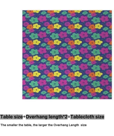 Oil Proof Tablecloth Different Beautiful Pattern Multicolor - Color04 - CP197RLSISR $81.34 Rectangular