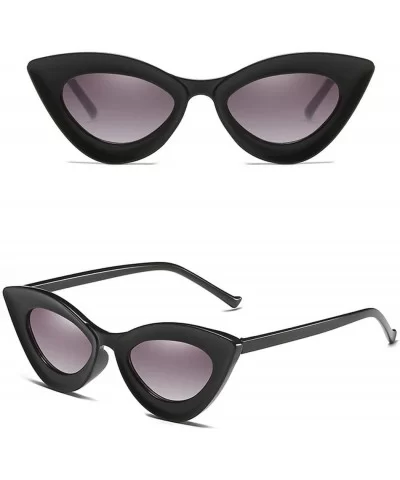 Sunglasses Vintage Fashion Protection - Gray - CI194YG38CL $11.32 Cat Eye