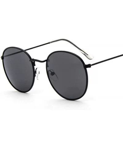 2019 Retro Round Sunglasses Women Brand Designer Sun Glasses Alloy Mirror Ray Female Oculos De Sol - CQ197A2AKI6 $44.50 Round