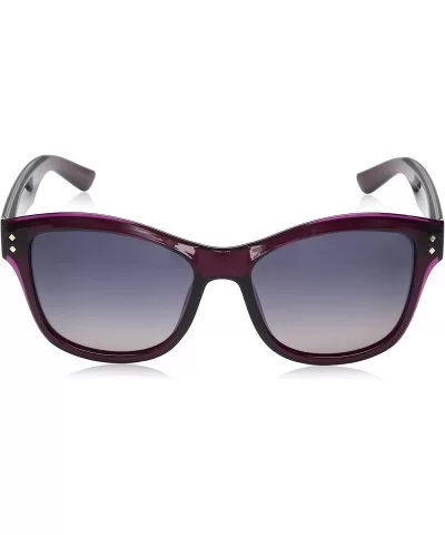 womens Pld4034/S Square Sunglasses - Burgundy/Violet Sf Pink - CK12MZW8AGU $74.23 Square