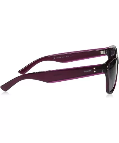 womens Pld4034/S Square Sunglasses - Burgundy/Violet Sf Pink - CK12MZW8AGU $74.23 Square