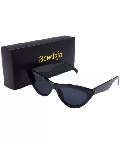 A8715 Cat Eye Sunglasses for Women UV400 Protection Shades - Black - CI18GMXWZXU $13.68 Cat Eye