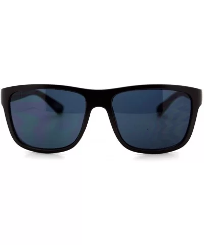 KUSH Sunglasses Square Rectangular Black Frame Unisex Dark Lens - Black Red - C81258TPADZ $11.99 Rectangular