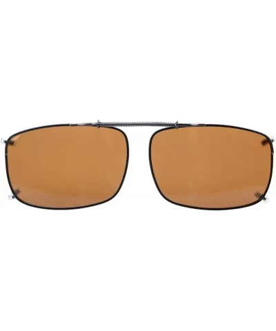 Clip On Sunglasses Polarized Lens Width 2.3 Inches - Mix - CS12N5S84HJ $26.11 Aviator