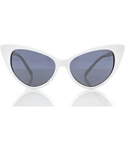 Guard Cateyes Sunglasses - White - C3189IX7OKK $12.60 Cat Eye