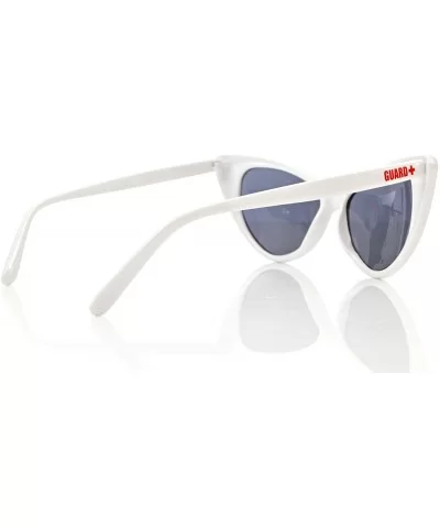 Guard Cateyes Sunglasses - White - C3189IX7OKK $12.60 Cat Eye