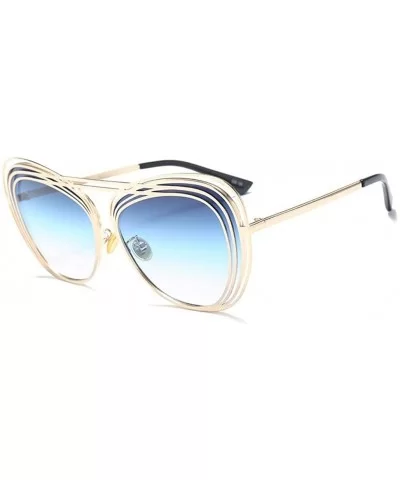 Fashion Sunglasses Wiredrawing Protection - White - CF18KRGYD3O $24.73 Aviator