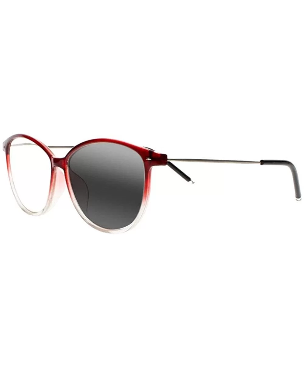 Men women Classic Cat Eye Transition Photochromic Bifocal Reading Glasses UV400 Sunglasses - Red - C618I9KNNQU $37.13 Cat Eye