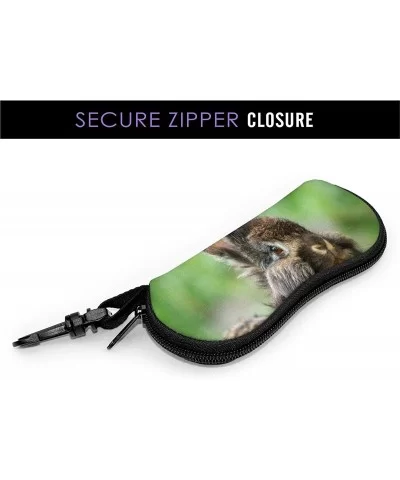 Sunglasses Case Cute Funny Girl With Cat Light Neoprene Zipper Eyeglass Case for Women Men Travel - 3d Pattern 3 - CJ199AQIDD...