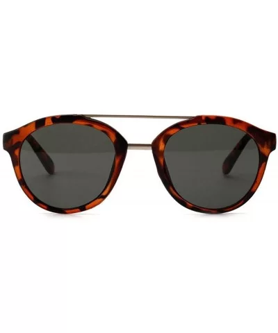 Double-Breasted Retro Sunglasses Male American Popular Big-Frame Sunglasses Female Acrylic Lens - Twilight - CE18UAW22KZ $29....