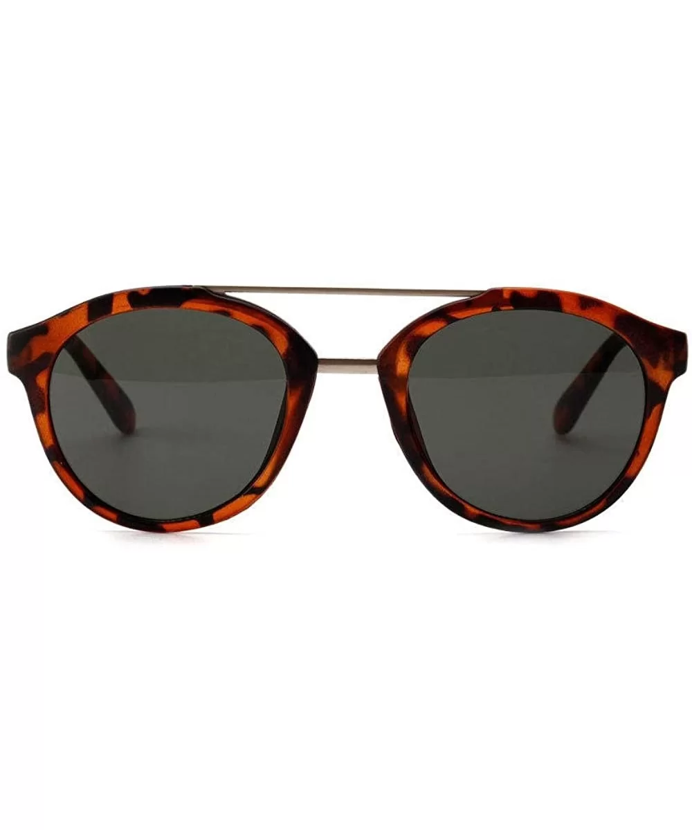 Double-Breasted Retro Sunglasses Male American Popular Big-Frame Sunglasses Female Acrylic Lens - Twilight - CE18UAW22KZ $29....