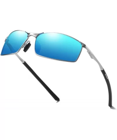 Sunglasses Men Women Polarized Sunglasses-Outdoor Driving Classic Mirror Sun Glasses Metal Frame UV400 Eyewear - CK1984AZ4H2 ...