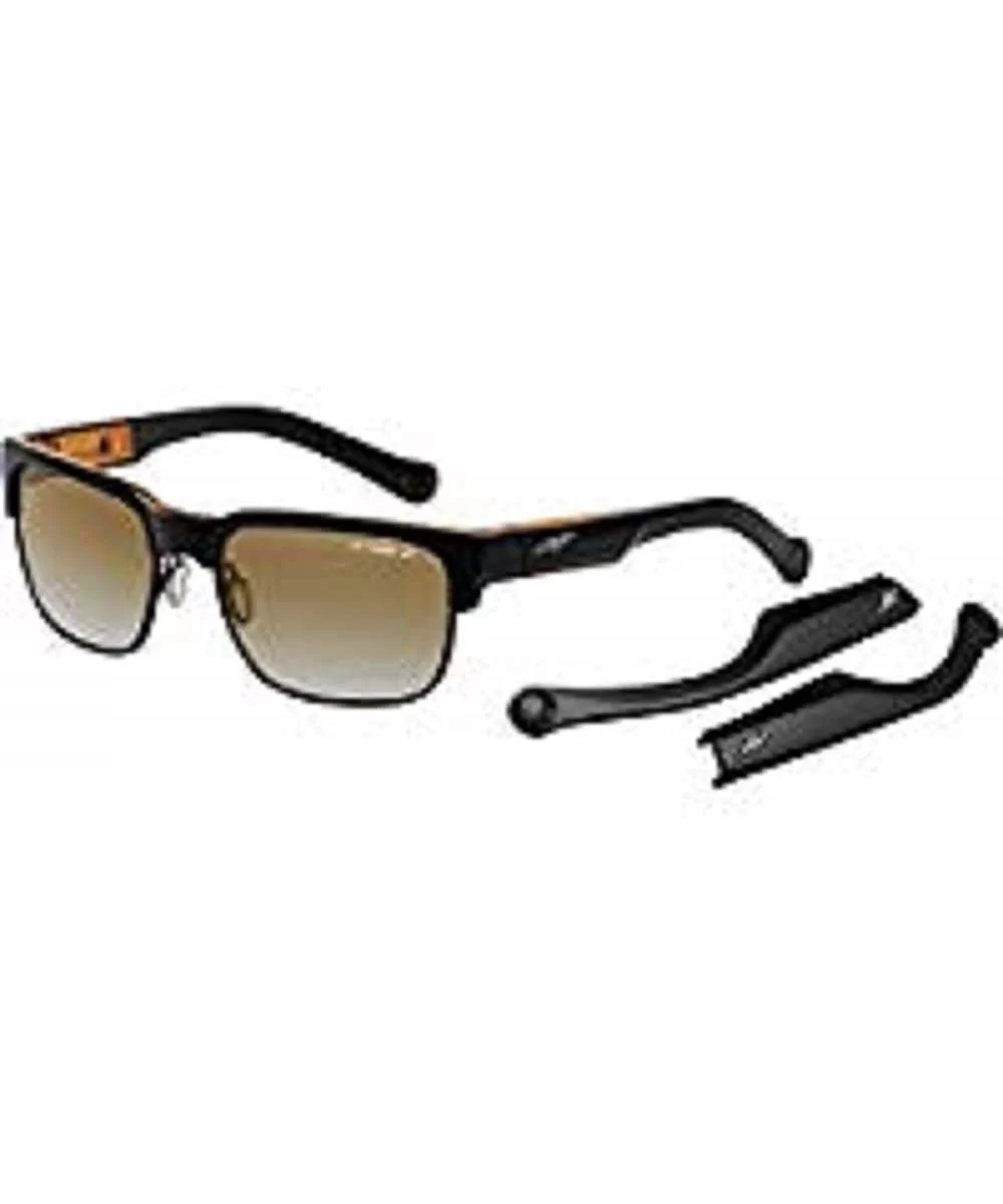 An4205 Dean Rectangular Sunglasses - Black on Transparent Ambt/Polarized Brown Gradient - CH11OW7BR7J $68.68 Rectangular