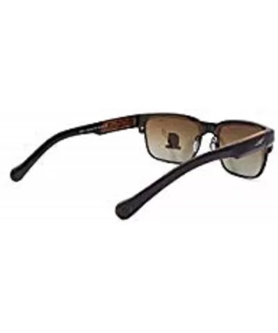 An4205 Dean Rectangular Sunglasses - Black on Transparent Ambt/Polarized Brown Gradient - CH11OW7BR7J $68.68 Rectangular