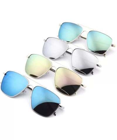 Mutil-typle Fashion Sunglasses for Women Men Made with Premium Quality- Polarized Mirror Lens - CV19424SDT5 $12.58 Aviator