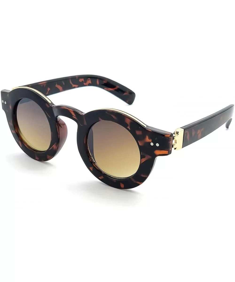 Sunglasses - style MOSCOT mod. MAJESTIC - man woman ROUND vintage glamour FRAME THICK unisex - Havana - CW18Z54Z34Y $47.85 Round