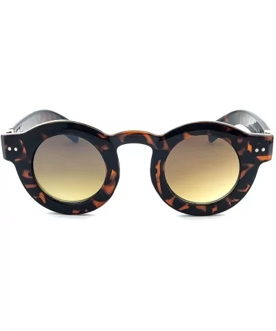 Sunglasses - style MOSCOT mod. MAJESTIC - man woman ROUND vintage glamour FRAME THICK unisex - Havana - CW18Z54Z34Y $47.85 Round