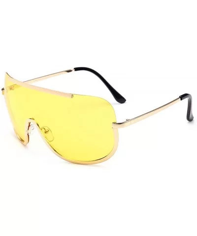 Women Vintage Retro Unisex Fashion Mirror Lens Sun2465ye - CC18RS6R5UT $16.03 Square