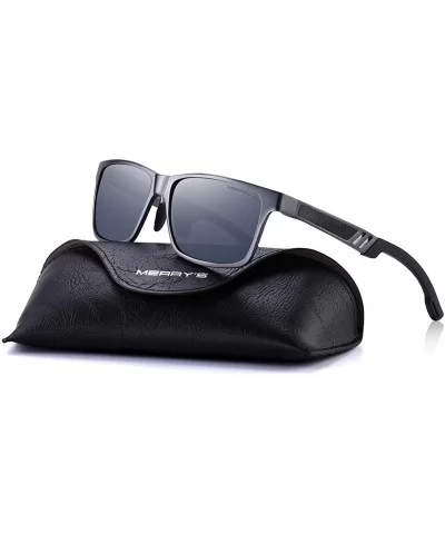 2016 Retro Aluminum Frame Driving Polarized Sunglasses For Men Women S8571 - Gray - CD12GEN1ELR $32.08 Square