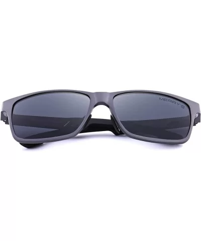 2016 Retro Aluminum Frame Driving Polarized Sunglasses For Men Women S8571 - Gray - CD12GEN1ELR $32.08 Square