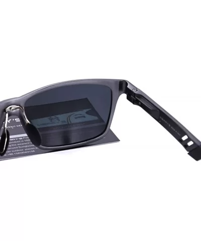 2016 Retro Aluminum Frame Driving Polarized Sunglasses For Men Women S8571 - Gray - CD12GEN1ELR $32.08 Square