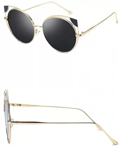 Vintage Cat Eye Sunglasses Hipster Metal Frame Women Eyeglasses Retro Eyewear Fashion Radiation Protection - C9196ES7QO6 $12....