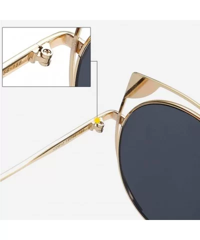 Vintage Cat Eye Sunglasses Hipster Metal Frame Women Eyeglasses Retro Eyewear Fashion Radiation Protection - C9196ES7QO6 $12....