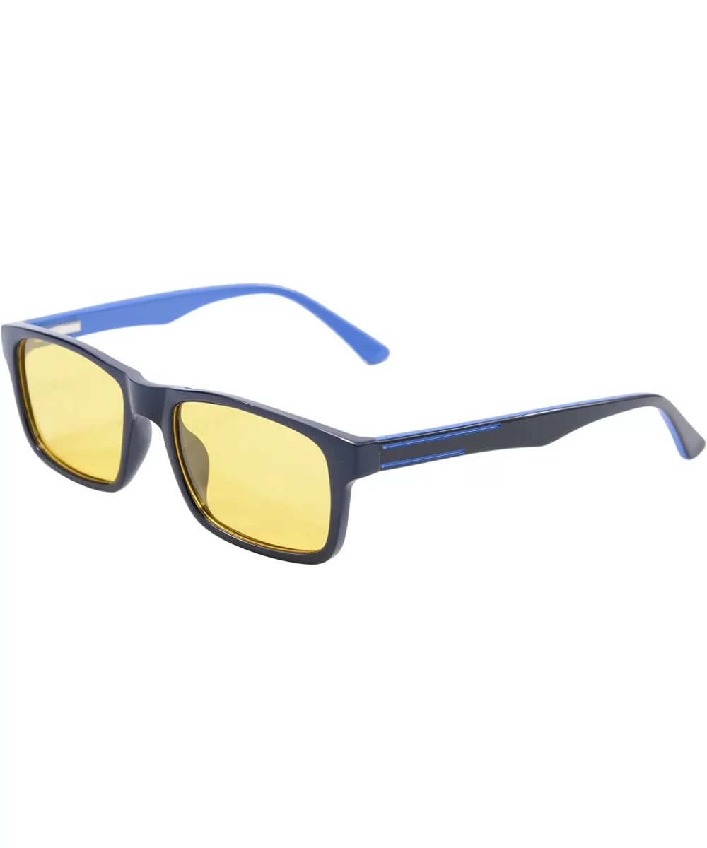 Computer Reading Glasses UV400 Blublocker Drive Glasses-SH009 - Black-blue - C1127E9ERW3 $41.70 Goggle