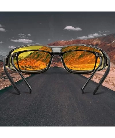 Vision Glasses Driving Polarized Prescription - 1pack-grey - CV18YQ6AIGL $15.46 Wrap