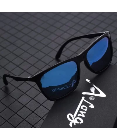 Polarized Sunglasses For Men Driving Mens Sunglasses Retro Rectangular Sun Glasses Men/Women 100% UV Protection - C2194THNRUL...