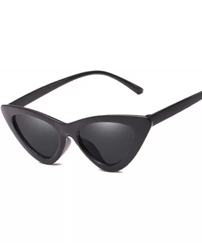 Sexy Cat Eye Sunglasses Women Er Mirror Black Triangle Sun Glasses Female Lens Shades Ladies Eyewear UV400 - CJ198AHO90G $43....