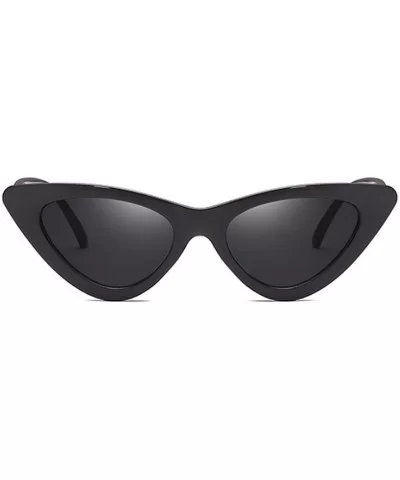 Sexy Cat Eye Sunglasses Women Er Mirror Black Triangle Sun Glasses Female Lens Shades Ladies Eyewear UV400 - CJ198AHO90G $43....