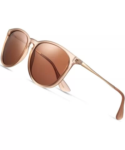 Sunglasses for Women Men Polarized uv Protection Fashion Vintage Round Classic Retro Aviator Mirrored Sun glasses - CI18UDGN4...