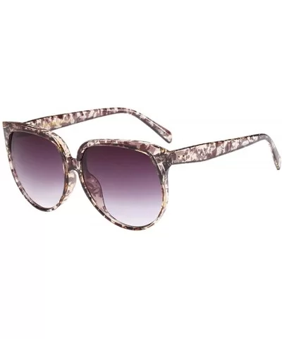 Oversized Sunglasses Vintage Shades UV400 Gradient Lens Eyewear Women Ladies - CN18OSHOQ3M $26.61 Goggle