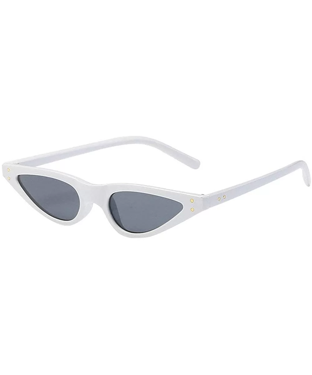 Cat Eye Sunglasses - Goggles Retro Vintage Lightweight UV 400 Protection - A - CY180RUA467 $7.17 Cat Eye