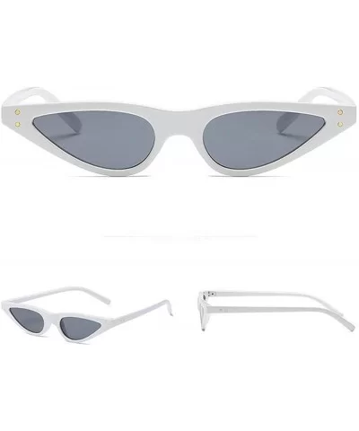 Cat Eye Sunglasses - Goggles Retro Vintage Lightweight UV 400 Protection - A - CY180RUA467 $7.17 Cat Eye