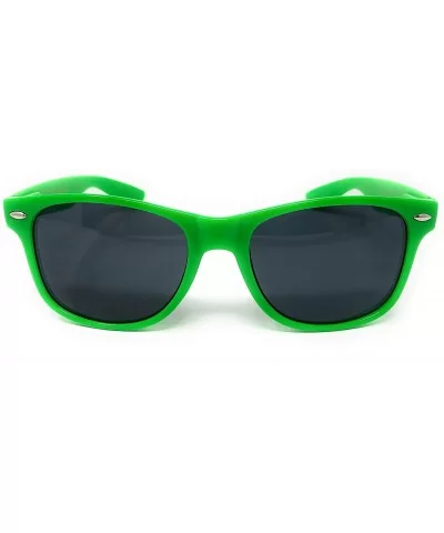 Sunglasses Classic 80's Vintage Style Design - Green - CF11JWUDM3X $10.31 Rimless