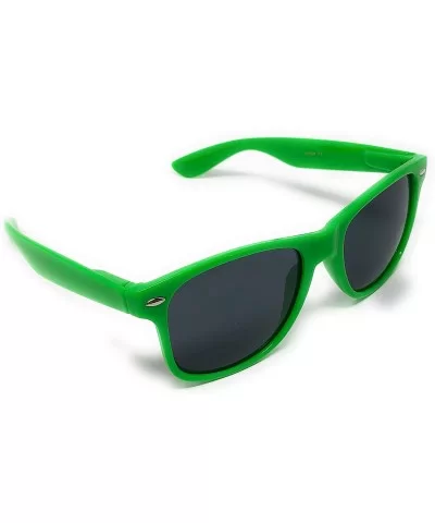 Sunglasses Classic 80's Vintage Style Design - Green - CF11JWUDM3X $10.31 Rimless