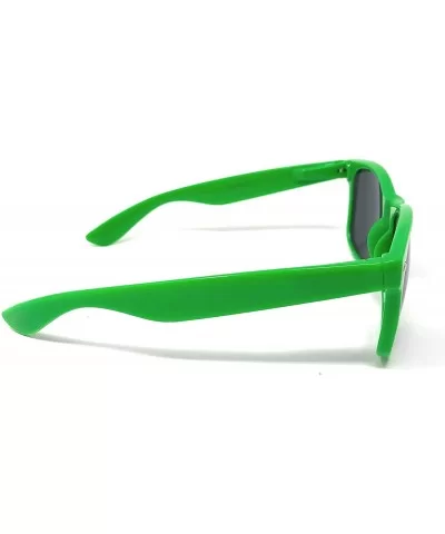 Sunglasses Classic 80's Vintage Style Design - Green - CF11JWUDM3X $10.31 Rimless