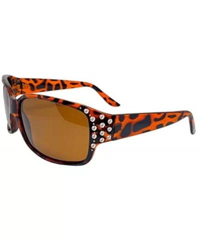 Polarized Sunglasses for Women - Premium Fashion Sunglasses - HZ Series Diamante Womens Designer Sunglasses - C818T8SU3EK $18...