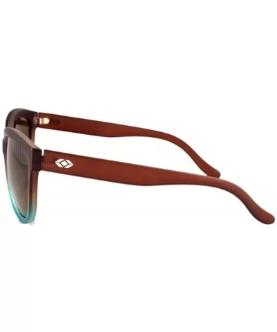 Miami Women's Cateye Polarized Sunglasses Retro - Multiple Options - Brown - C012N81YSMA $26.98 Round