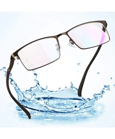 Transparent Headaches Eyestrain Magnification - 89088_brown - CE18Q0A93D5 $39.62 Semi-rimless