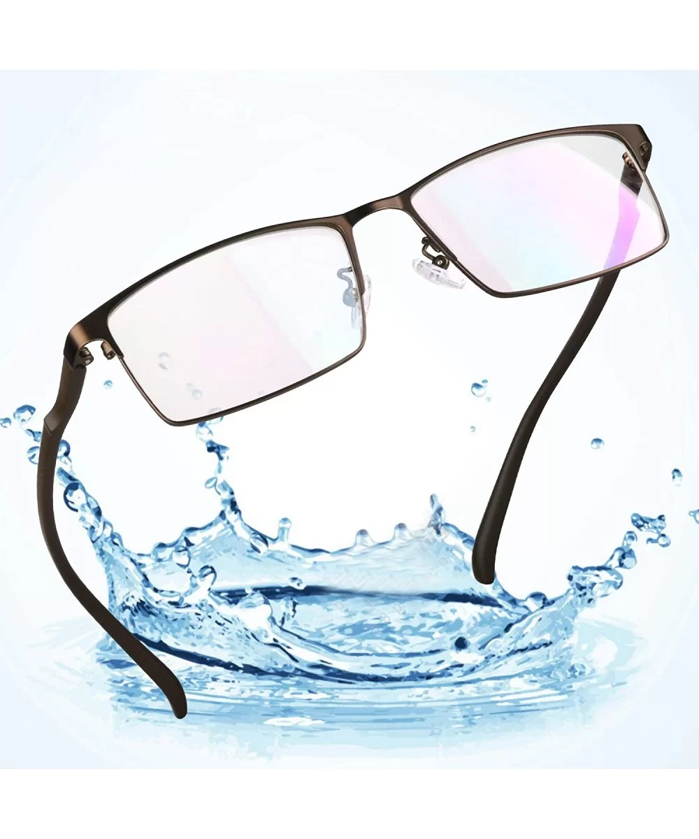 Transparent Headaches Eyestrain Magnification - 89088_brown - CE18Q0A93D5 $39.62 Semi-rimless