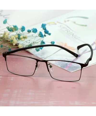 Transparent Headaches Eyestrain Magnification - 89088_brown - CE18Q0A93D5 $39.62 Semi-rimless