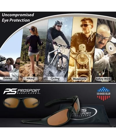 Bifocal Sunglasses Safety for Men and Women. High Definition Blue Blocking Lenses. - Black - C211970SG6B $26.23 Sport