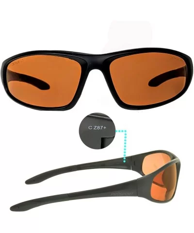 Bifocal Sunglasses Safety for Men and Women. High Definition Blue Blocking Lenses. - Black - C211970SG6B $26.23 Sport