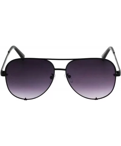 Designer Sunglasses Oversized Protection - Black/Gradient and Black - C718T04OYOM $35.44 Oversized