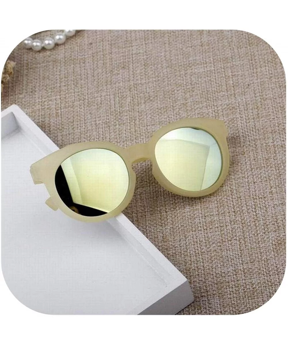 2019 New Kids Sunglasses Grils Lovely Baby Children Glasses Cat Eye Sun Boys Gafas De Sol UV400 - Yellow - CD197A2AG3G $42.60...