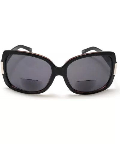 Bifocal Reading Sunglasses for Women Jackie O Fashion Reader Sun Glasses - Black - C611HB8UFQF $78.89 Round